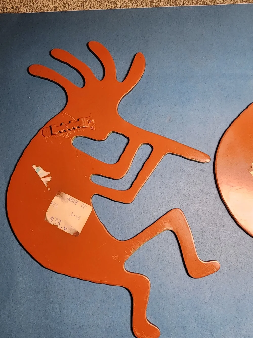 Rustic Kokopelli Metal Wall Art